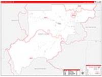 Deer Lodge, Mt Carrier Route Wall Map